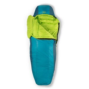 Nemo Tempo 20 Degree Sleeping Bag Men's in Spring Bud and Mayan Blue